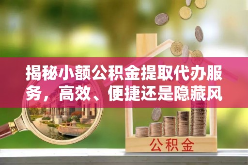桃城揭秘小额公积金提取代办服务，高效、便捷还是隐藏风险？